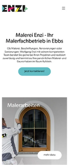 Ein Ausschnitt des Webauftritts von 