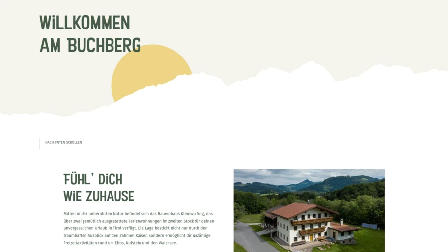 Webseite von ambuchberg.at