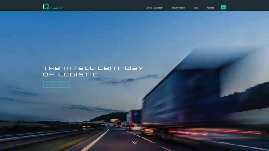 Webseite von iqsped.com